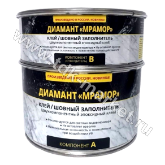 Клей-шовный эпоксидный двухкомпонентный "Диамант МРАМОР" 1,5кг