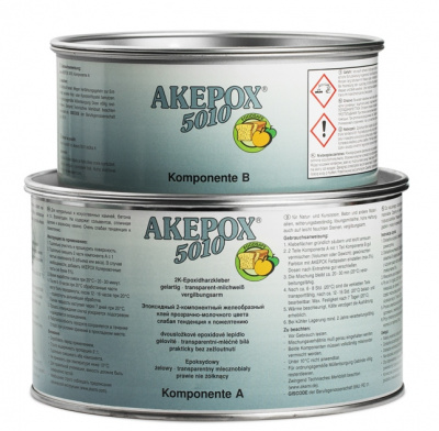 Клей для камня AKEPOX 5010 Густой Прозрачно-молочный 2,25 кг 