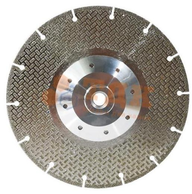  Диск гальванический JJD тип "Кобра" D180mm (двухсторонний) с фланцем М-14