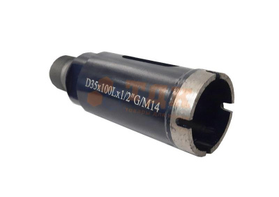 Сверло корончатое по граниту TDT D35мм М14/GAS1/2