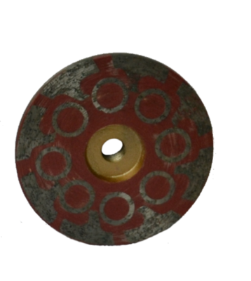 Шлифовальная чашка с заливкой D100mm M-14 corse (красная)