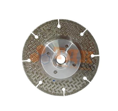 Диск гальванический JJD тип "Кобра" D115mm (двухсторонний) с фланцем М-14