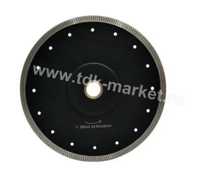 JJD тонкий турбо X керамогранит усилен.корп. 250*10*2.2*32/25.4mm