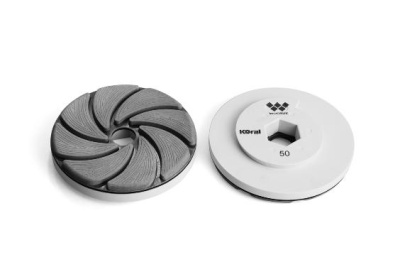 Шлифовальные круги с креплением тип улитка D150mm