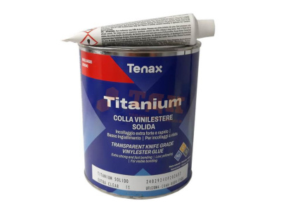 Клей Tenax Titanium Extra Clear  (суперпрозрачный/густой) 1л