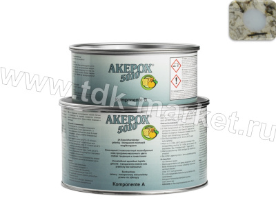 Клей для камня AKEPOX 5010 Густой Прозрачно-молочный 2,25 кг 