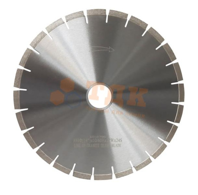 Отрезной сегментный круг тип ARIX TDT для гранита б/ш корп 350х3,2х12х50/60