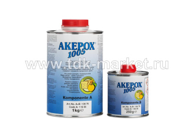 Клей для камня AKEPOX 1005 Очень жидкий (заливочный)1,25 кг 